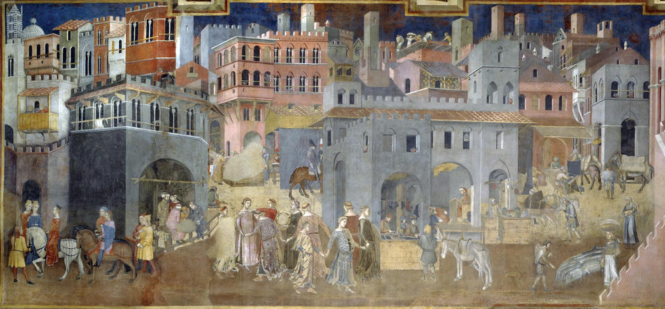 Effects of Good Government in the city - Lorenzetti